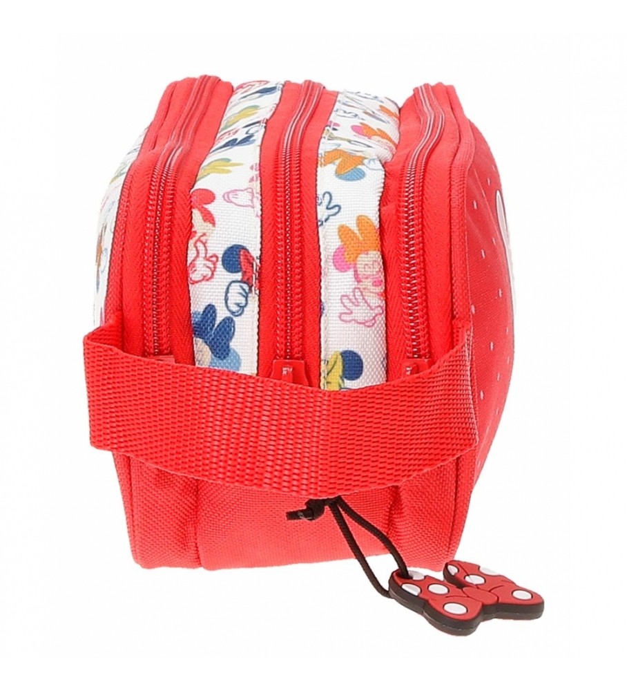 Estojo para lápis Joumma Bags Minnie Diva vermelho - 22x10x9cm -