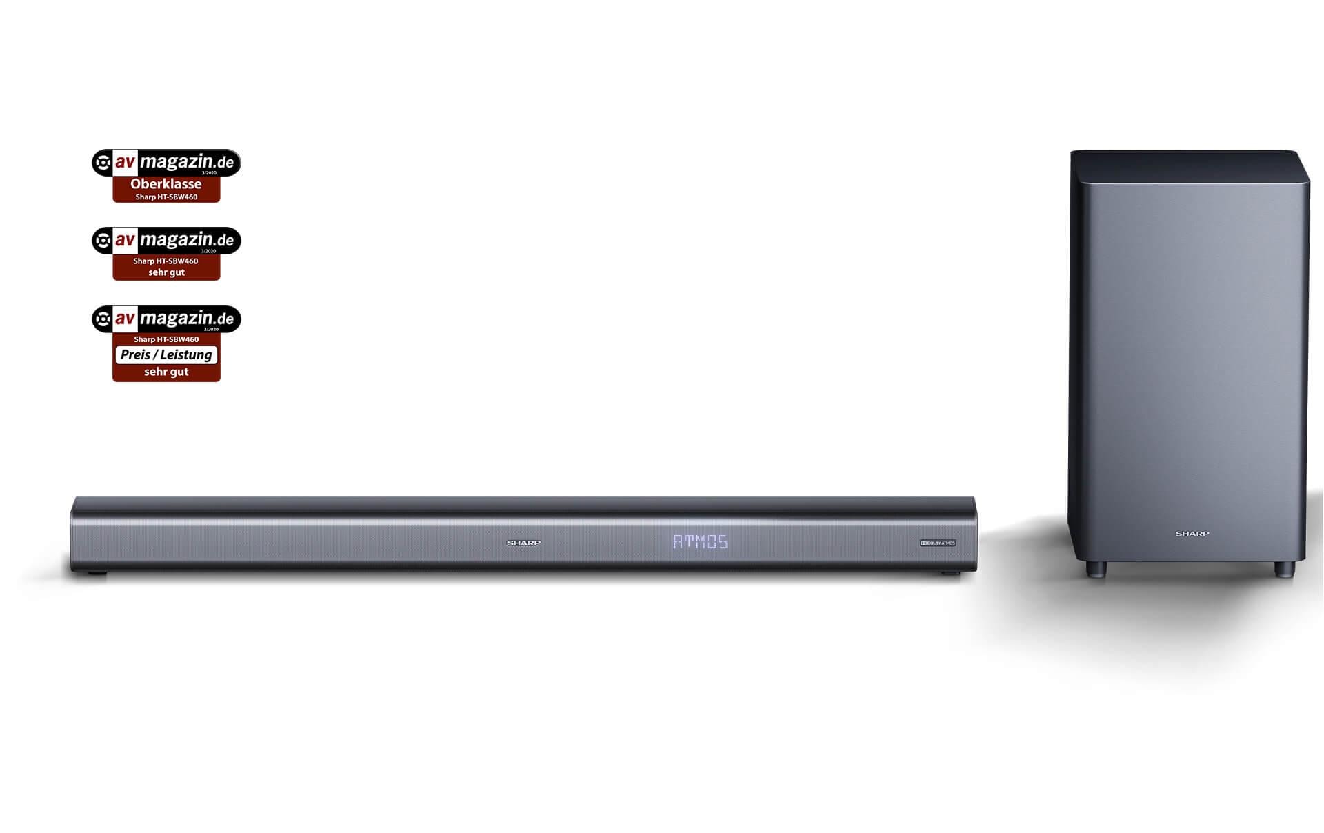 Sharp Soundbar »Sharp Soundbar Sharp HT-SBW460« 3.1 ( )