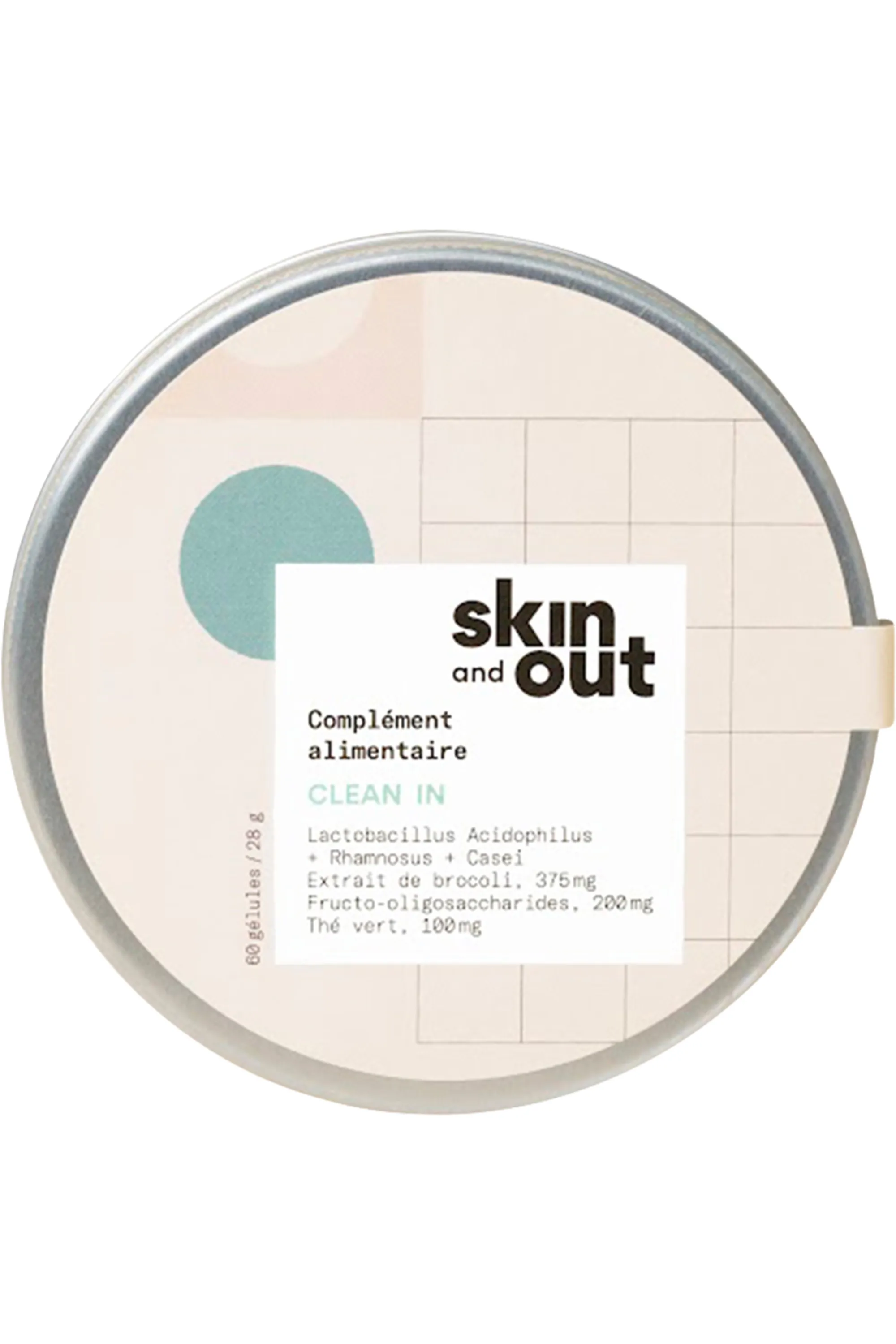 Skin & Out Compléments alimentaires peau Clean in-28 g