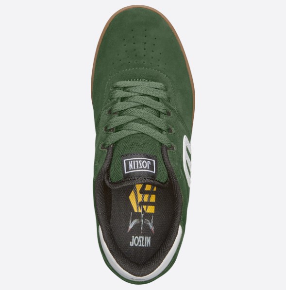 Etnies Kids Josl1n Green White Gum 2 US / 33.5 EU
