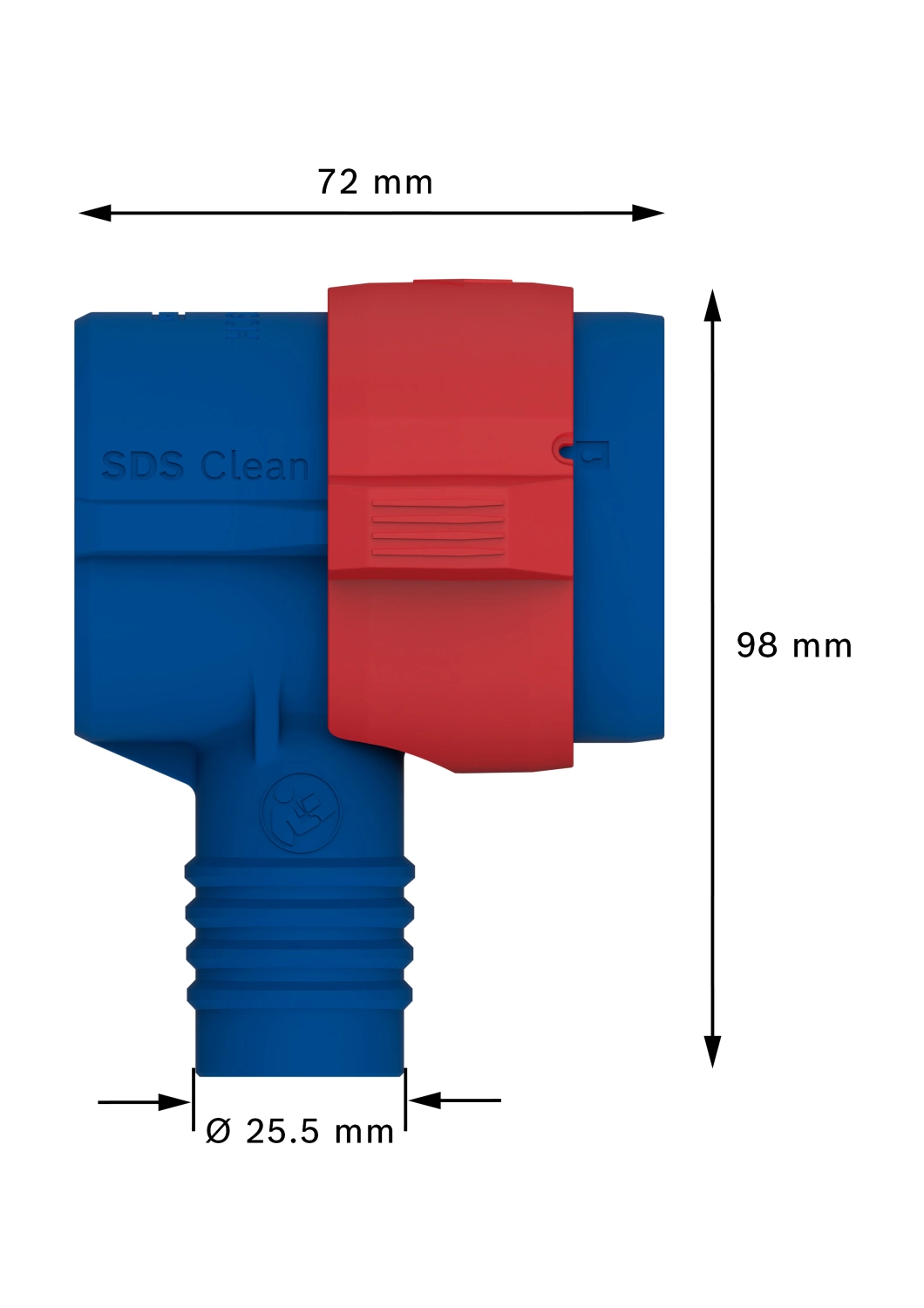 Bosch 2608901622 EXPERT SDS Clean Max connector voor hamerboor