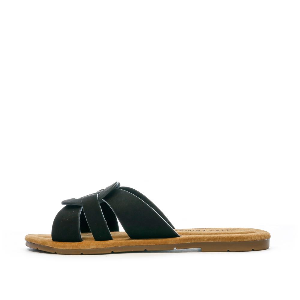 Chattawak Claquettes Noires Femme Chattawak Pace