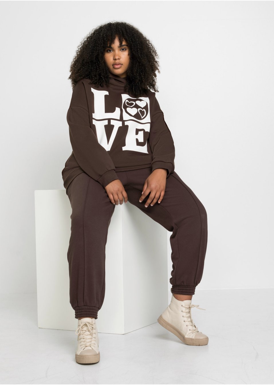 Sweat-shirt à capuche oversized