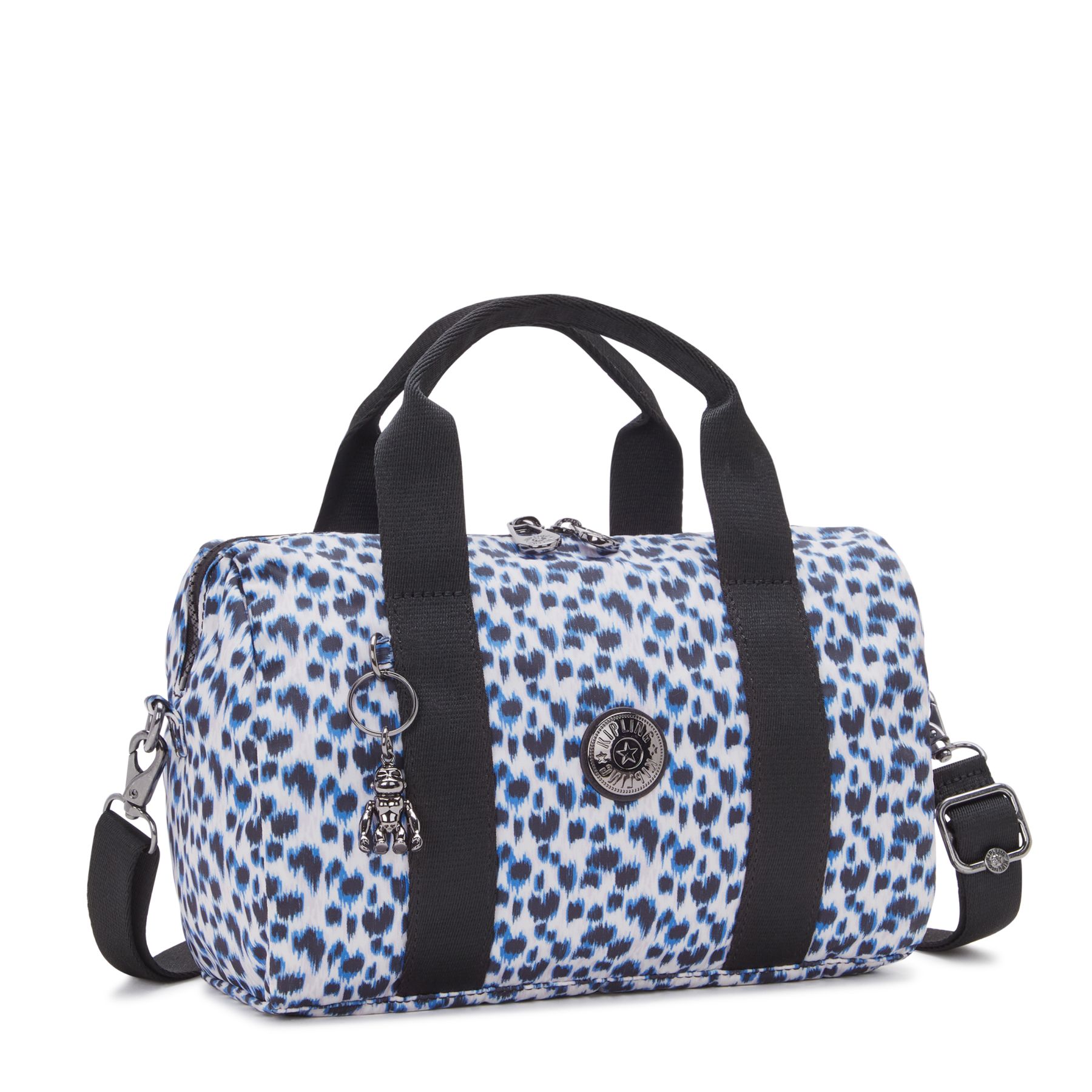 BINA M Sac à main de taille moyenne avec bandoulière ajustable amovible - Curious Leopard