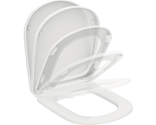 Ideale STANDARD toiletzitting Eurovit Plus wit met soft-close mechanisme T679301