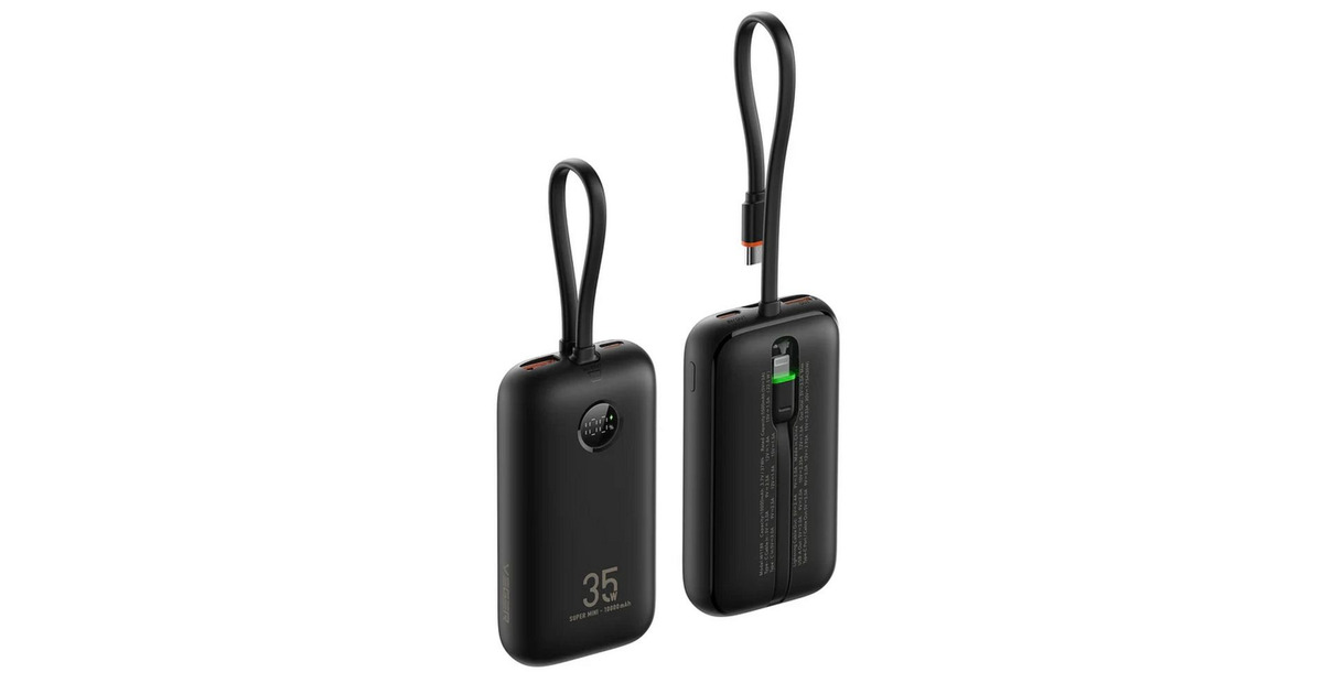 VEGERMini powerbank 10.000 mAh  (Zwart)