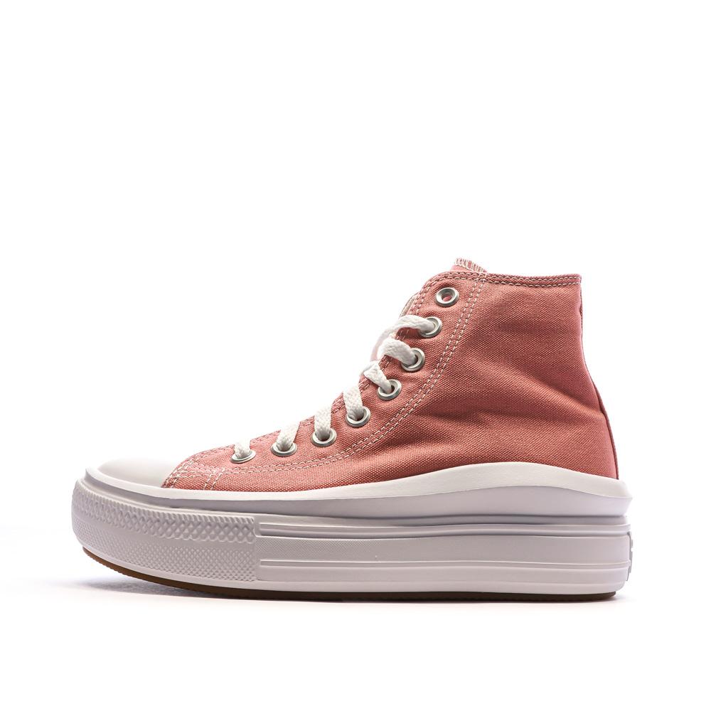 Converse Baskets Roses Femme Converse All Star Move Platform