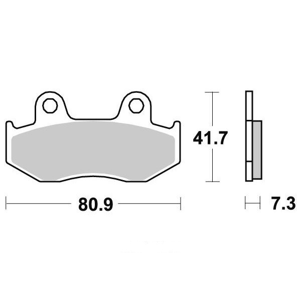 Sifam - Plaquettes de frein S1115/2N