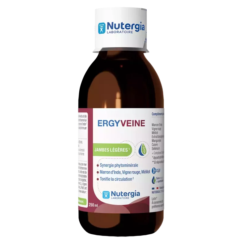 Circulation - antioxydants ERGYVEINE - Jambes légères - 250ml