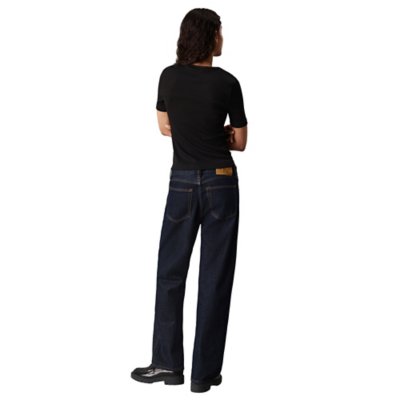 Tee-shirt à manches courtes femme Wovenlabel CALVIN KLEIN