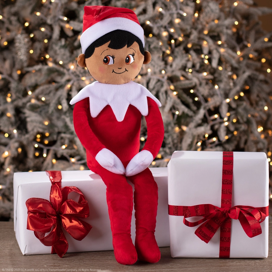 Elf on the Shelf The Elf on the Shelf® Elf Plushee Pals® Huggable Junge Braune Augen 1