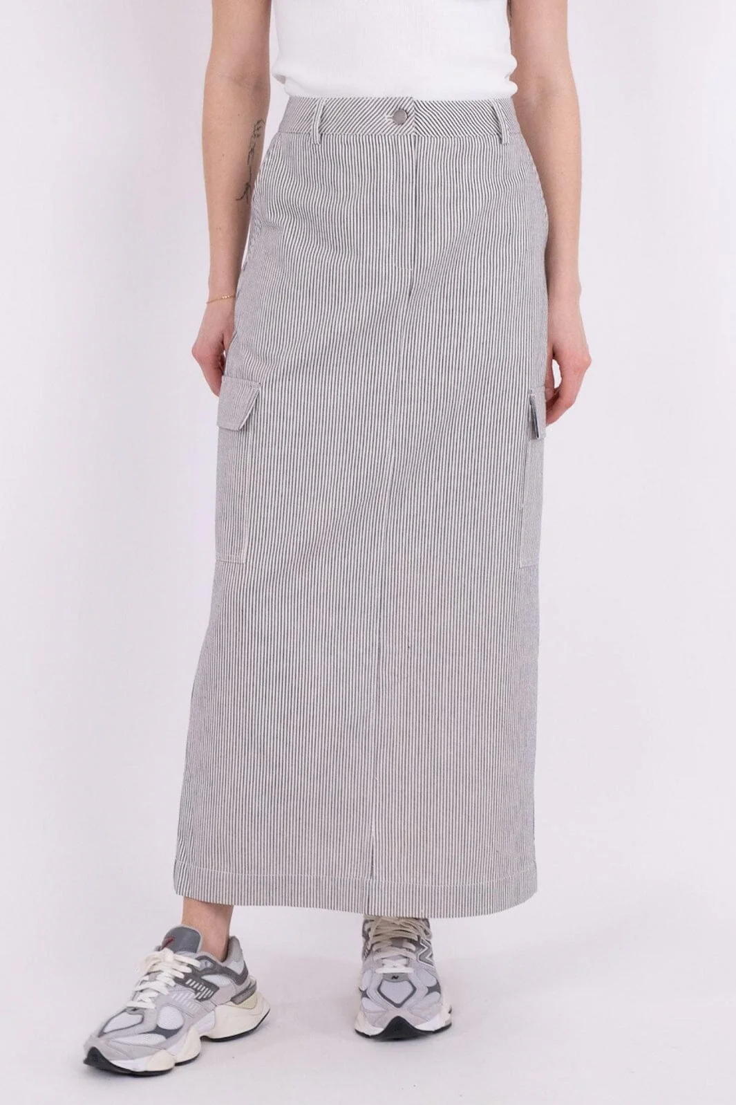 Neo Noir Sannie Stripe Skirt