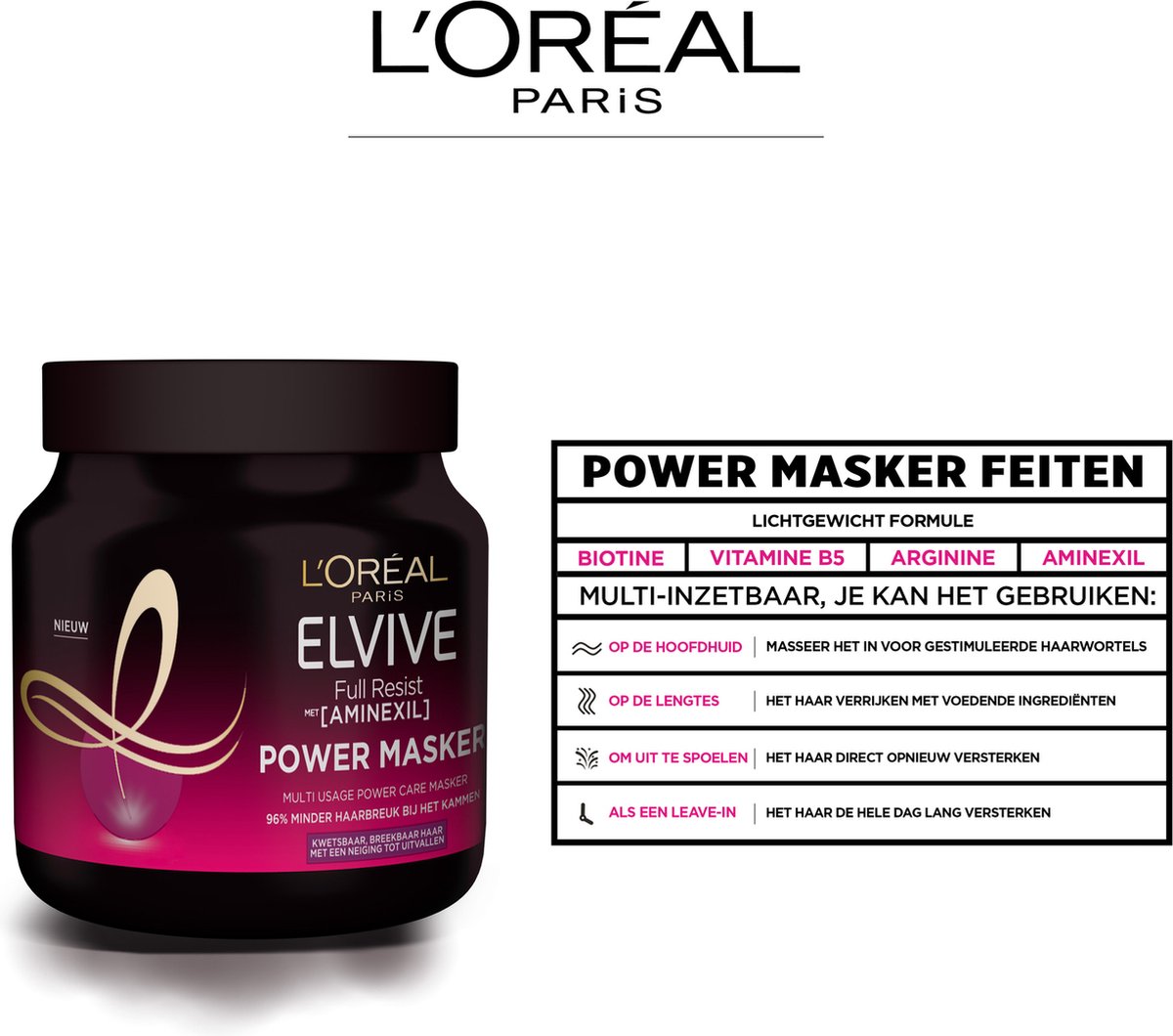 L’Oréal Elvive Full Resist Power Masker (680 ml)