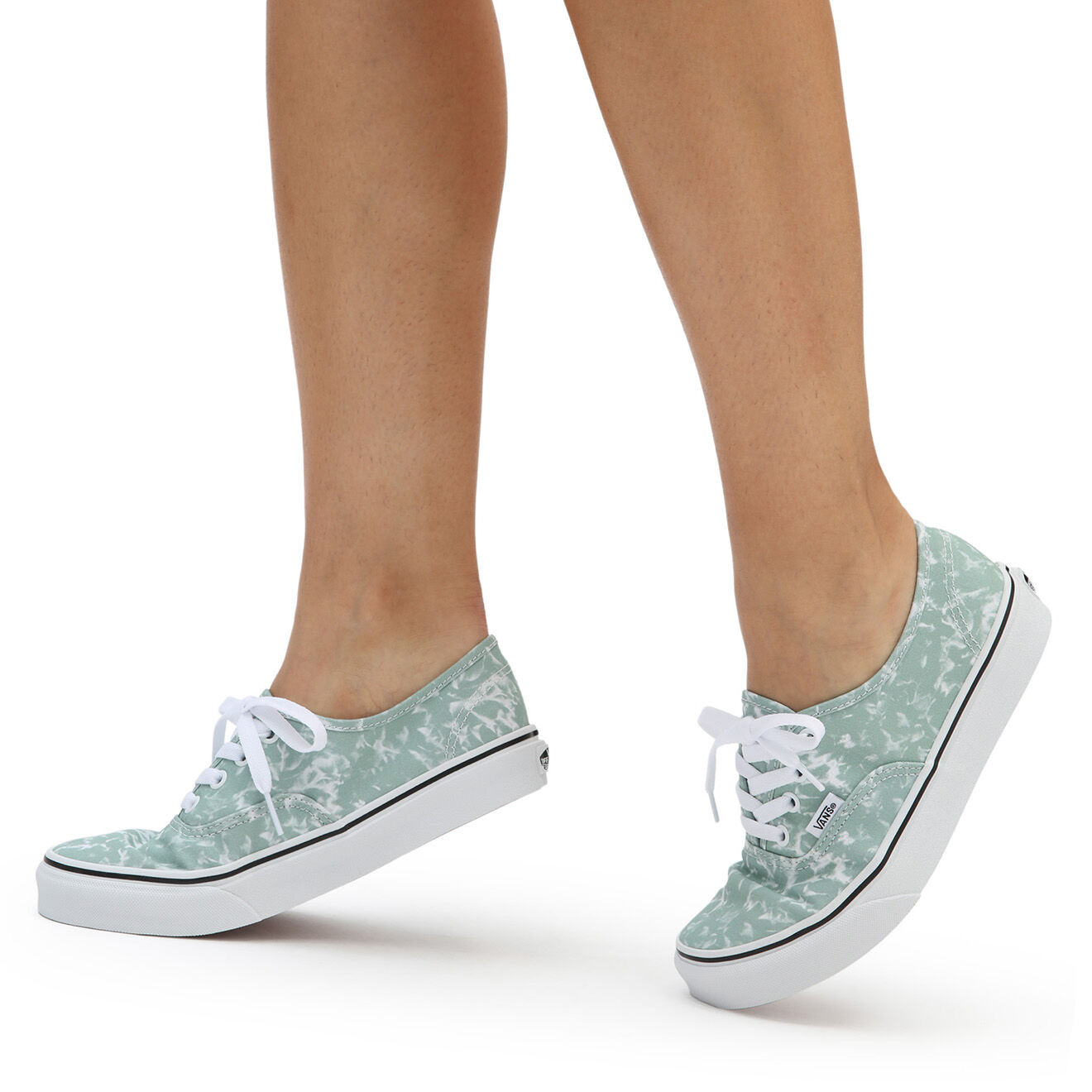 Vans Sneakers Authentic effet délavé vertes