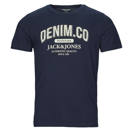 Jack & Jones - JJEJEANS TEE SS O-NECK - Marine
