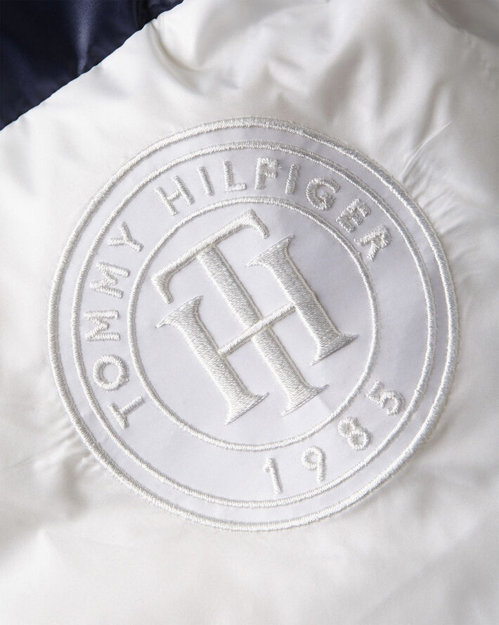 Tommy Hilfiger Sport Colorblock dunjakke Blå