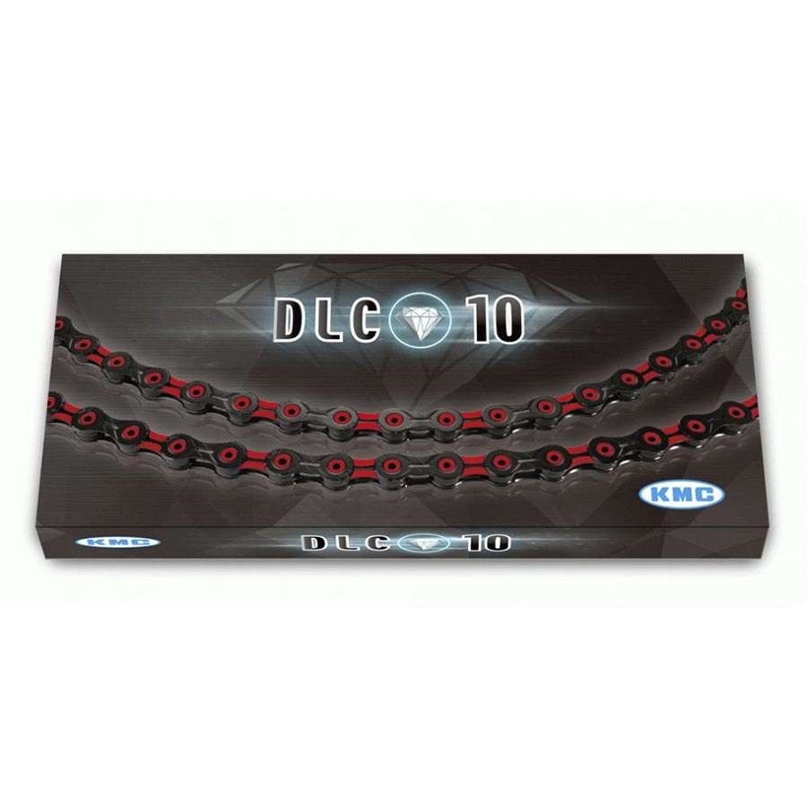 KMC DLC 10 Ketting 10-Speed Zwart/Rood