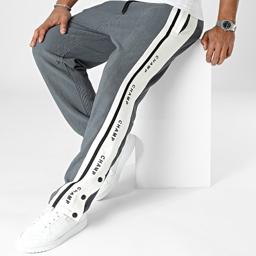Pantalon Jogging Gris Anthracite Blanc