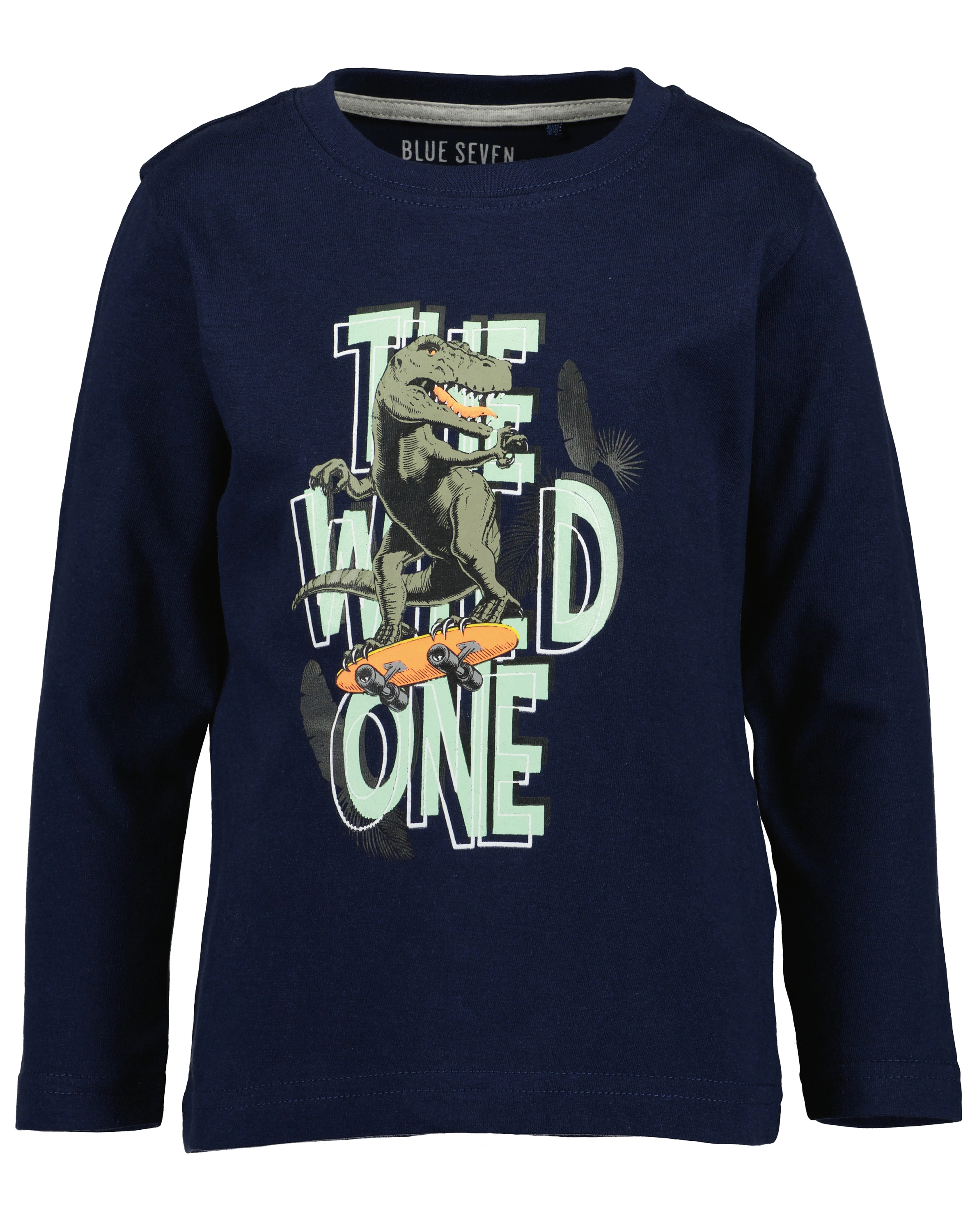 Langarmshirt WILD ONE in ultramarin