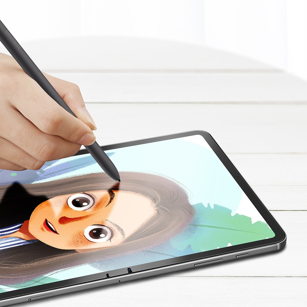 Samsung Galaxy Tab S10 FE / Tab S9 FE / Tab S9 / Tab S8 / Tab S7 Papier-Textur Vollbild Panzer Display Schutzfolie (Paper-Feel)