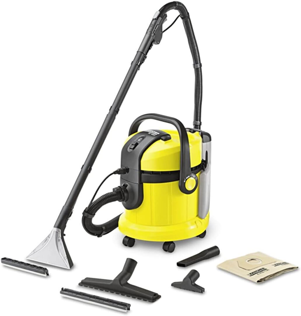Kärcher SE4001 Aspirateur injecteur/extracteur 3 en 1, jaune/noir
