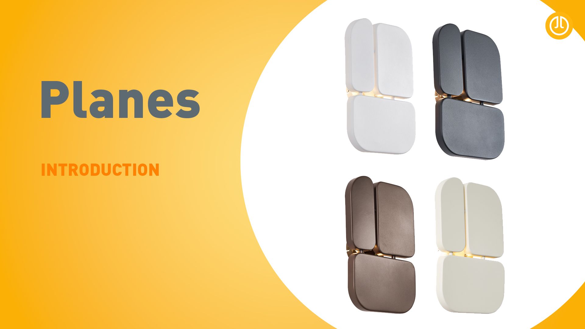 Design wandlamp brons 3-lichts - Planes