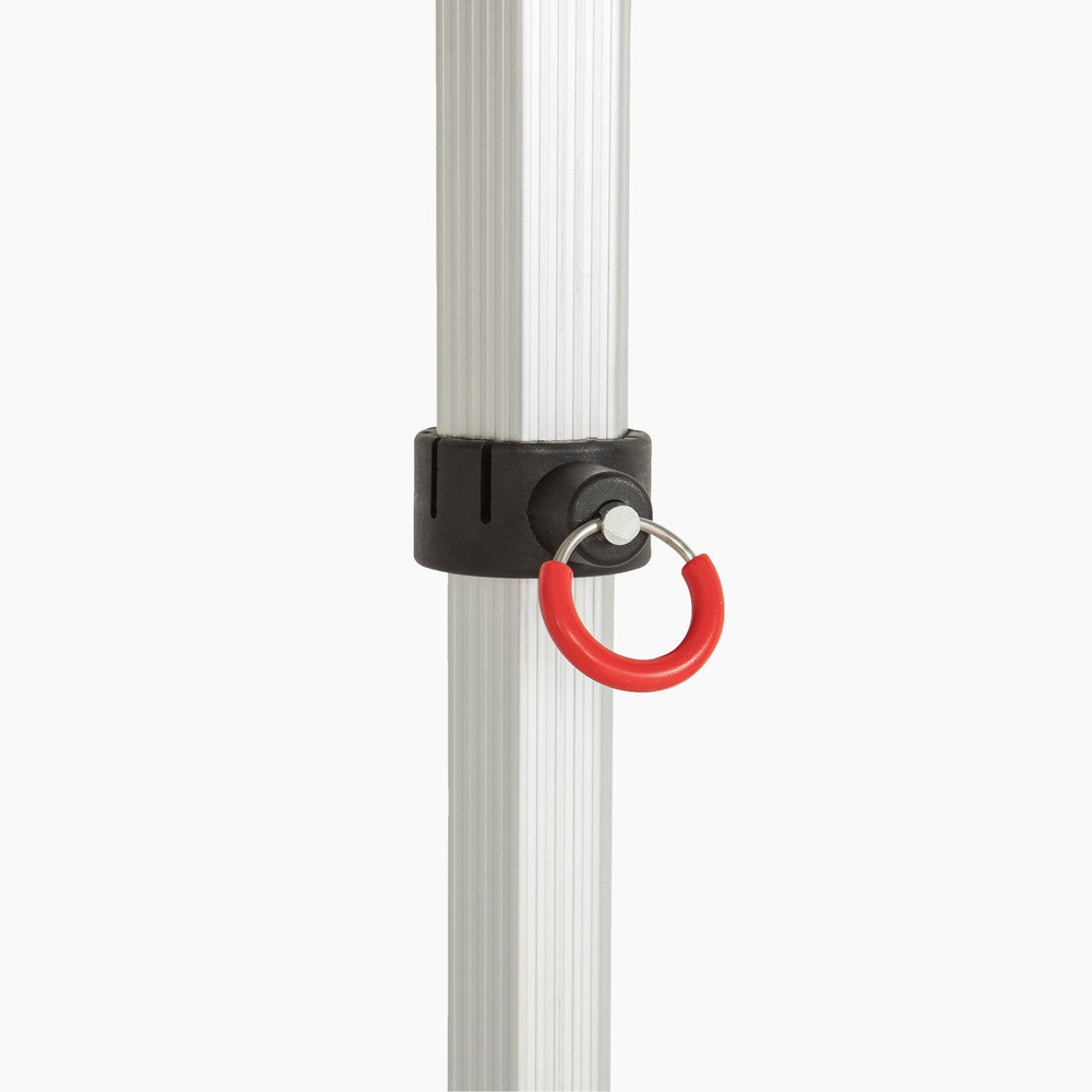 Tente pliante en aluminium 3x3m rouge