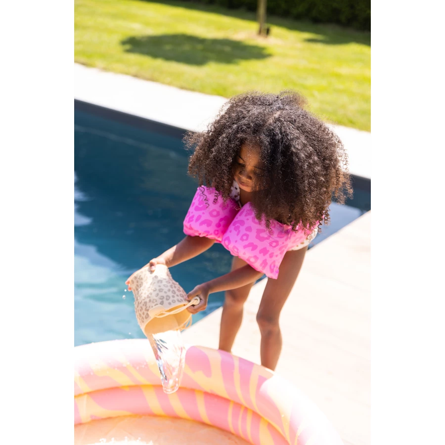 Swim Essentials Leopard Silikon Strand Set mit Eimer, Schaufel und 3 Förmchen