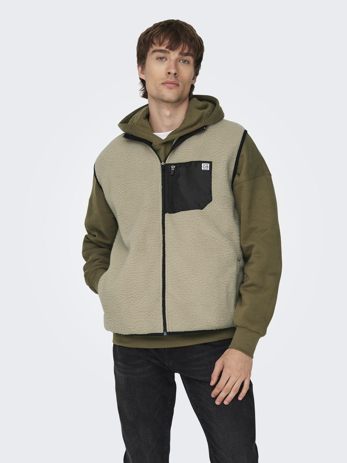 ONSJUST Sweatshirt Silver Lining