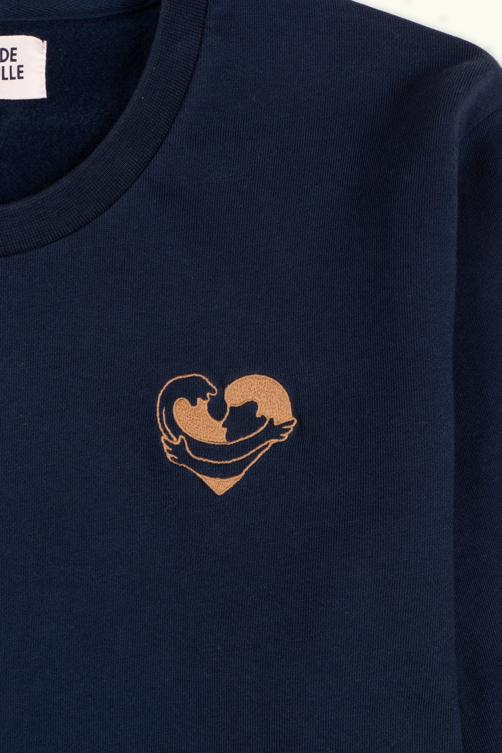 Sweatshirt encoton | Bleu