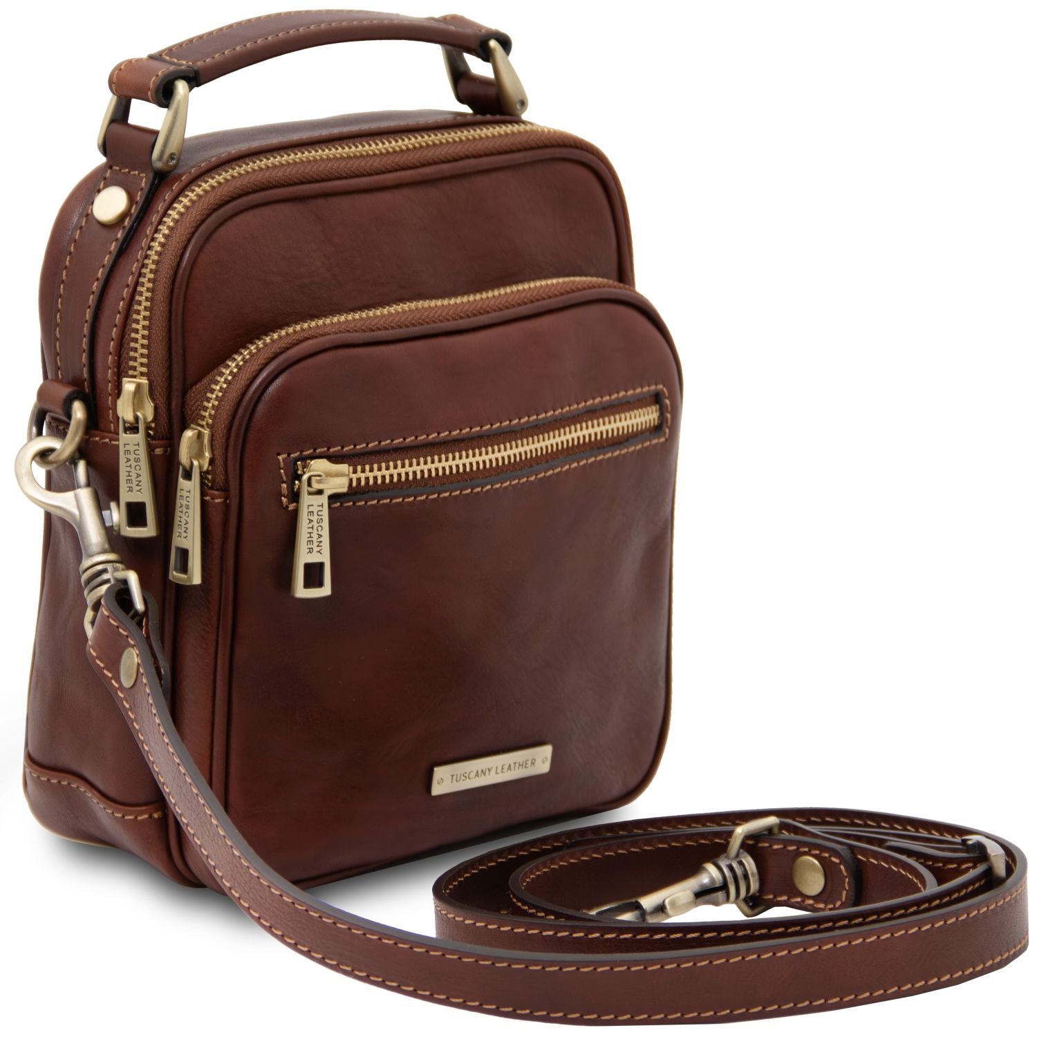 TL142457 – Paul – leren Crossbodytas