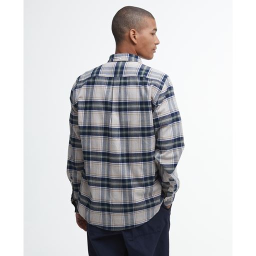 Barbour Betsom Tailored Checked Skjorte, Stone Marl, XXL