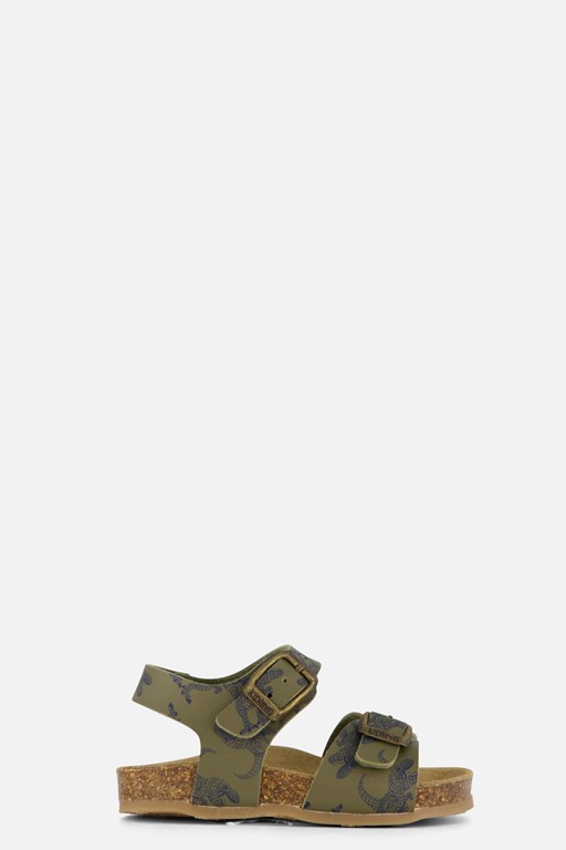 Kipling Giganto 1 Sandalen groen imitatieleer