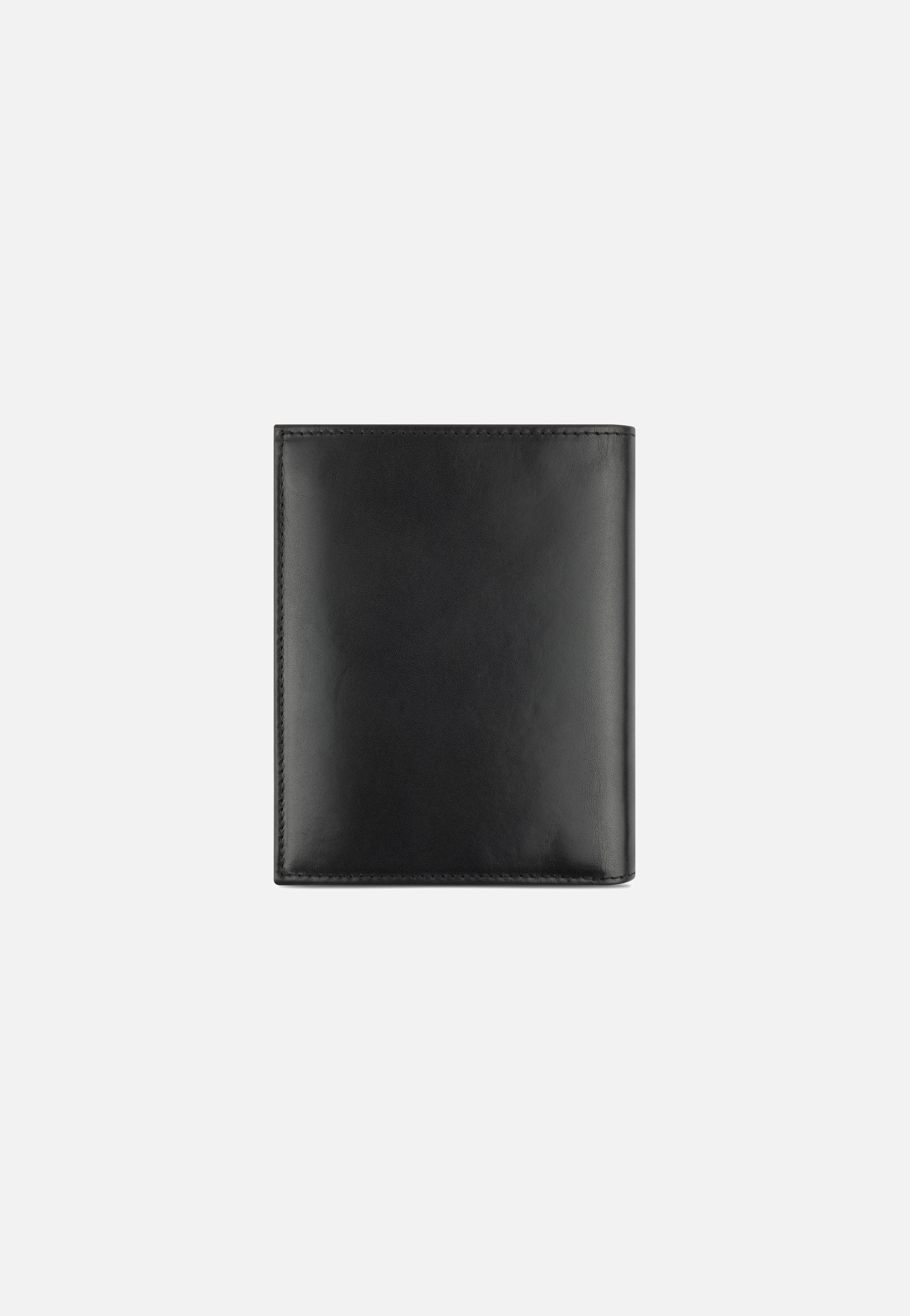 Nobile Vertical with Flap Schwarz - Portemonnaie
