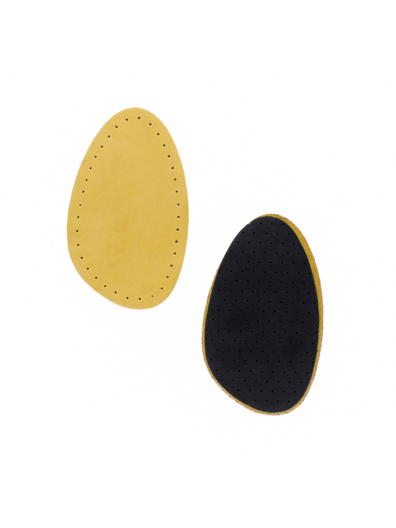 Demi-semelles cuir au charbon actif