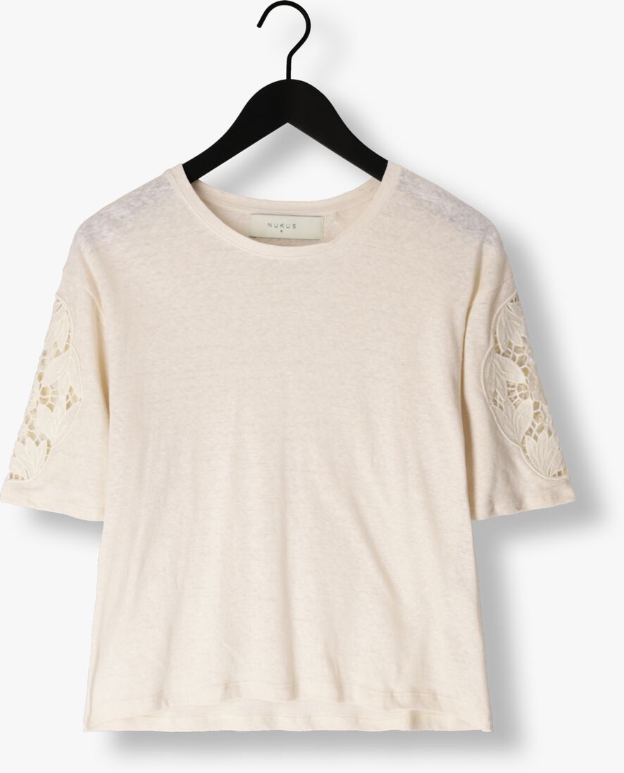 NUKUS ecru nukus t-shirt berta shirt