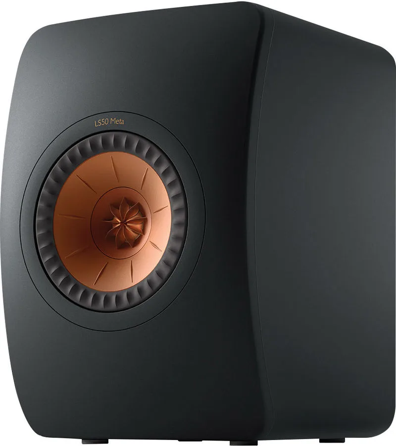 KEF LS50 Meta Noir mat (la paire) Enceintes bibliothèque