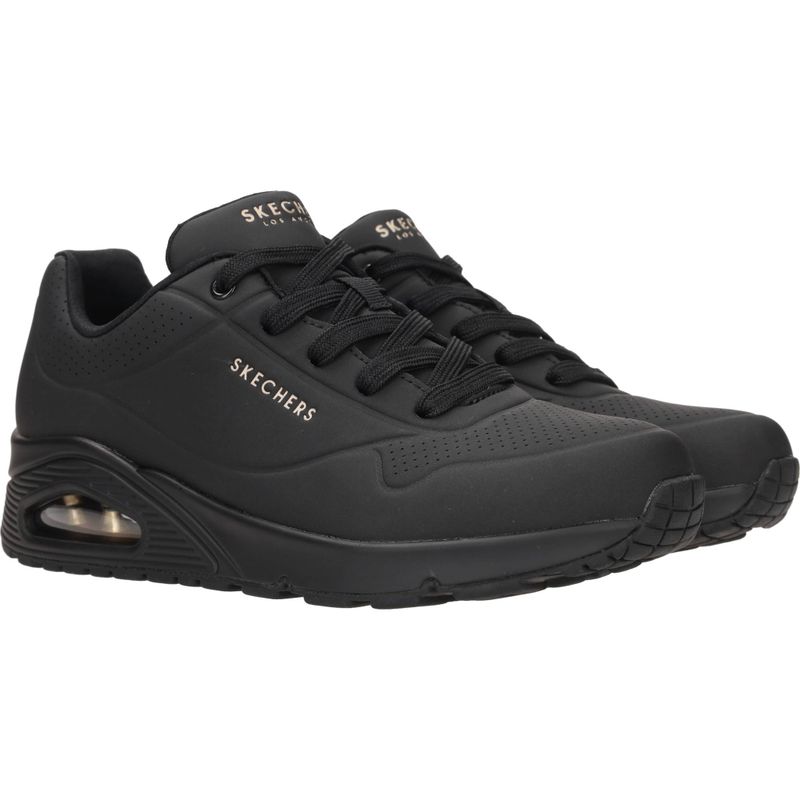 Skechers Uno Stand on Air Sneakers Zwart Dames