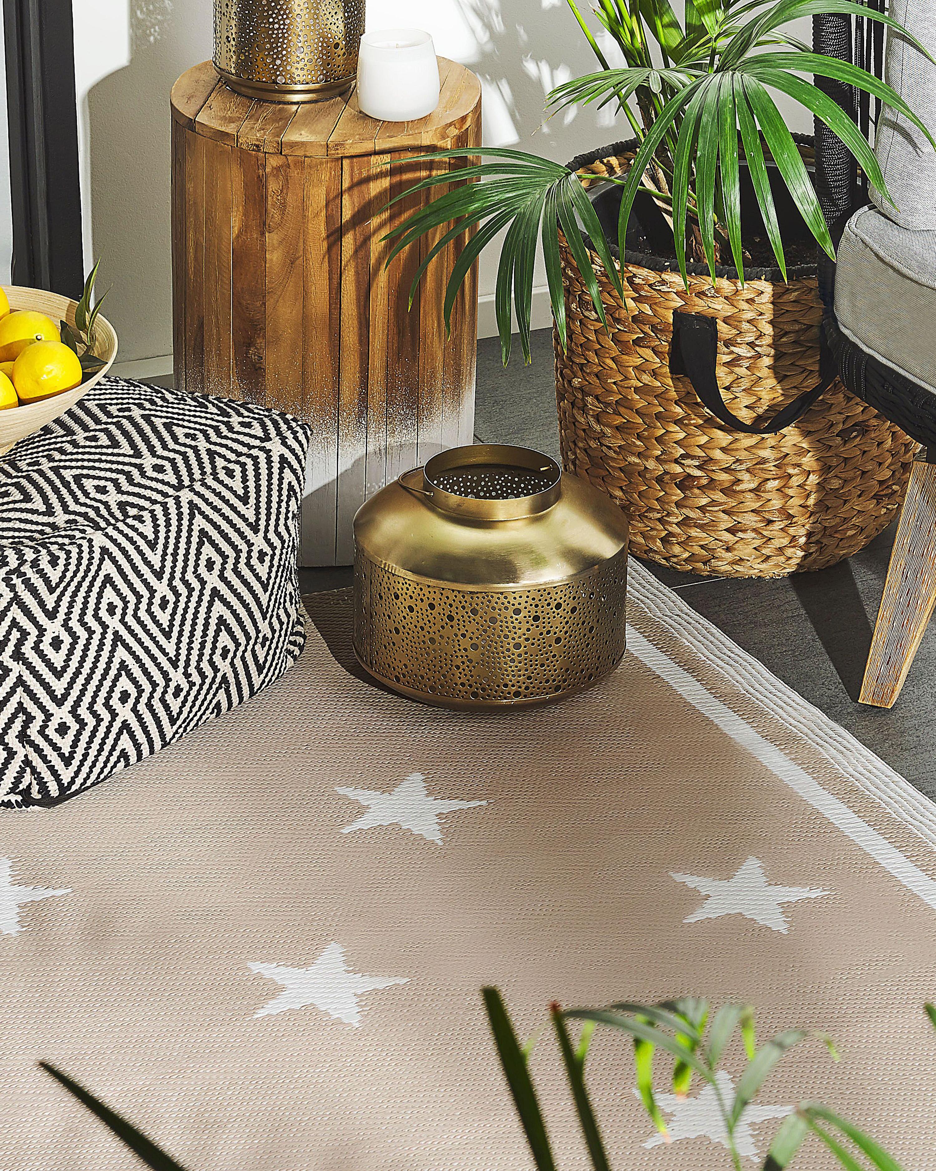 Tuintapijt LATUR Zandbeige 120 x 180 cm