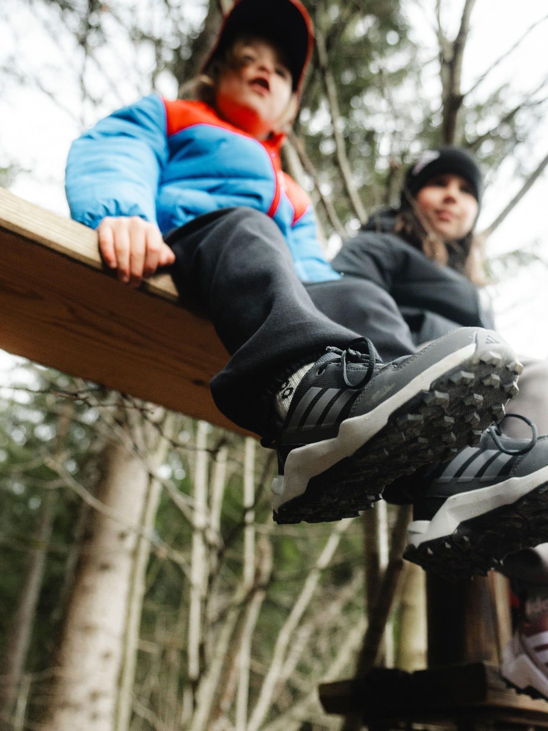 Zwart - adidas Terrex Ax4r wandelschoenen voor kinderen