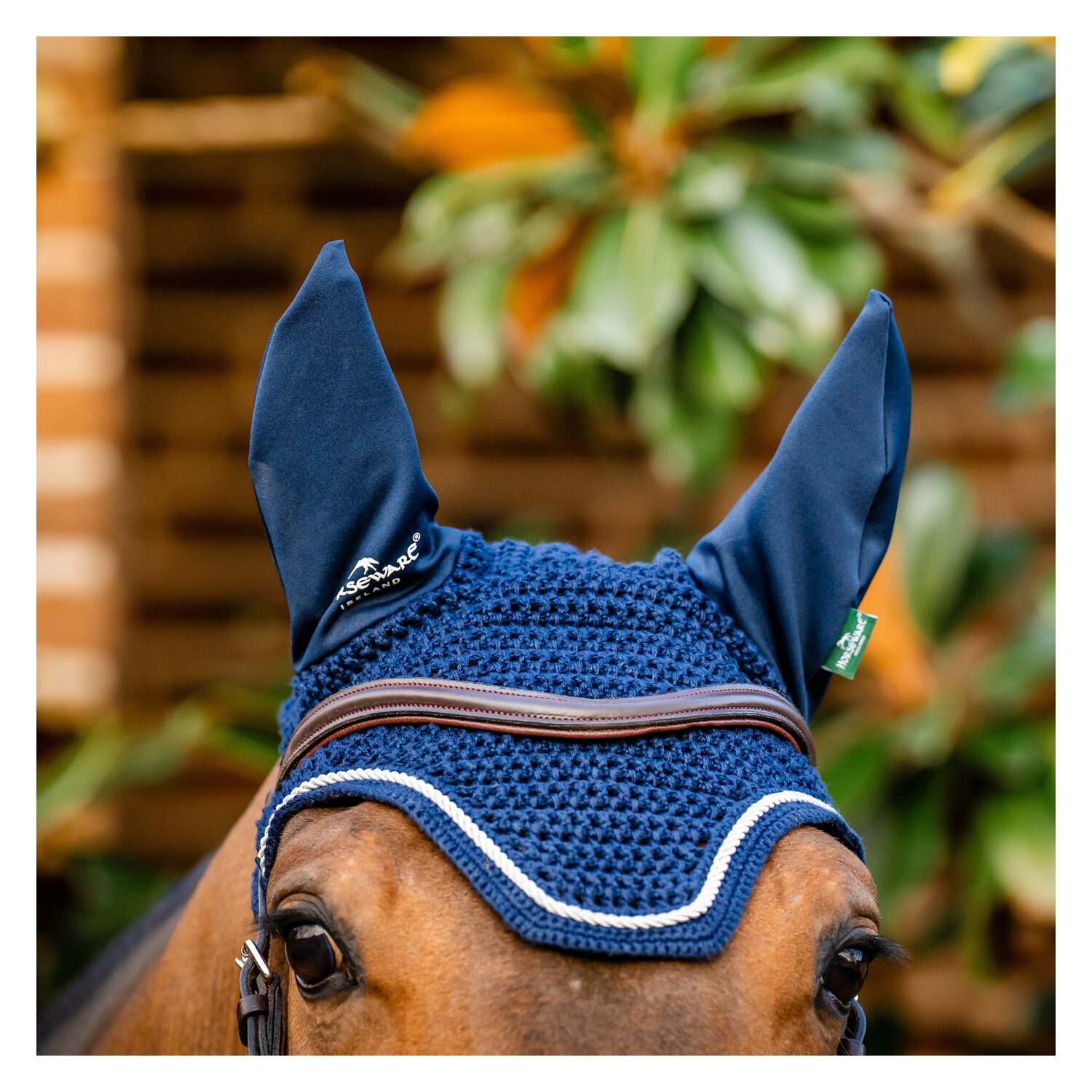HORSEWARE Signature Fliegenohren  - navy - VB/WB