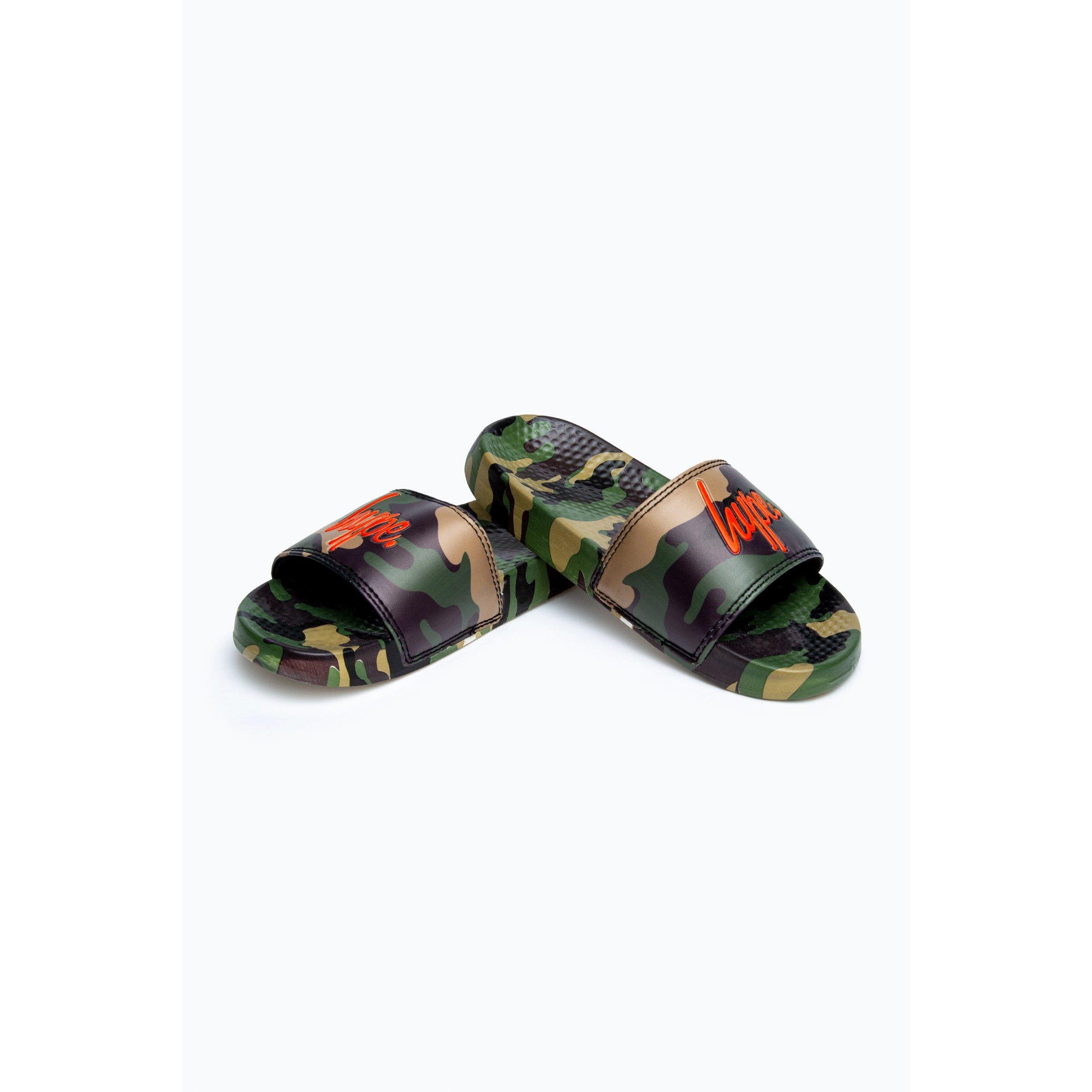 Hype Classic Camo Sliders Juniors