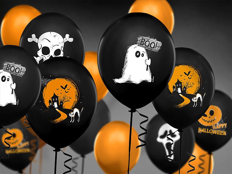 Halloween Ballonnen Boo! 30cm 6st