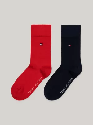 Pacote com 2 pares de meias clássicas infantis