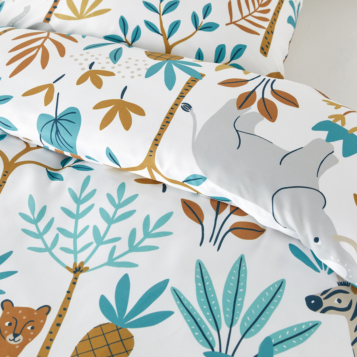 SO'HOME<br>Conjunto de cama em microfibra reciclada, fronha retangular