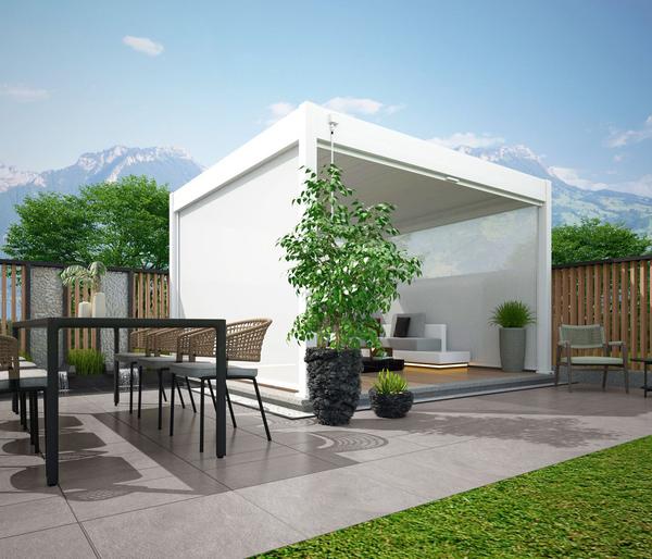 Weide Sonnenrollo für Deluxe/Classic Pergola,