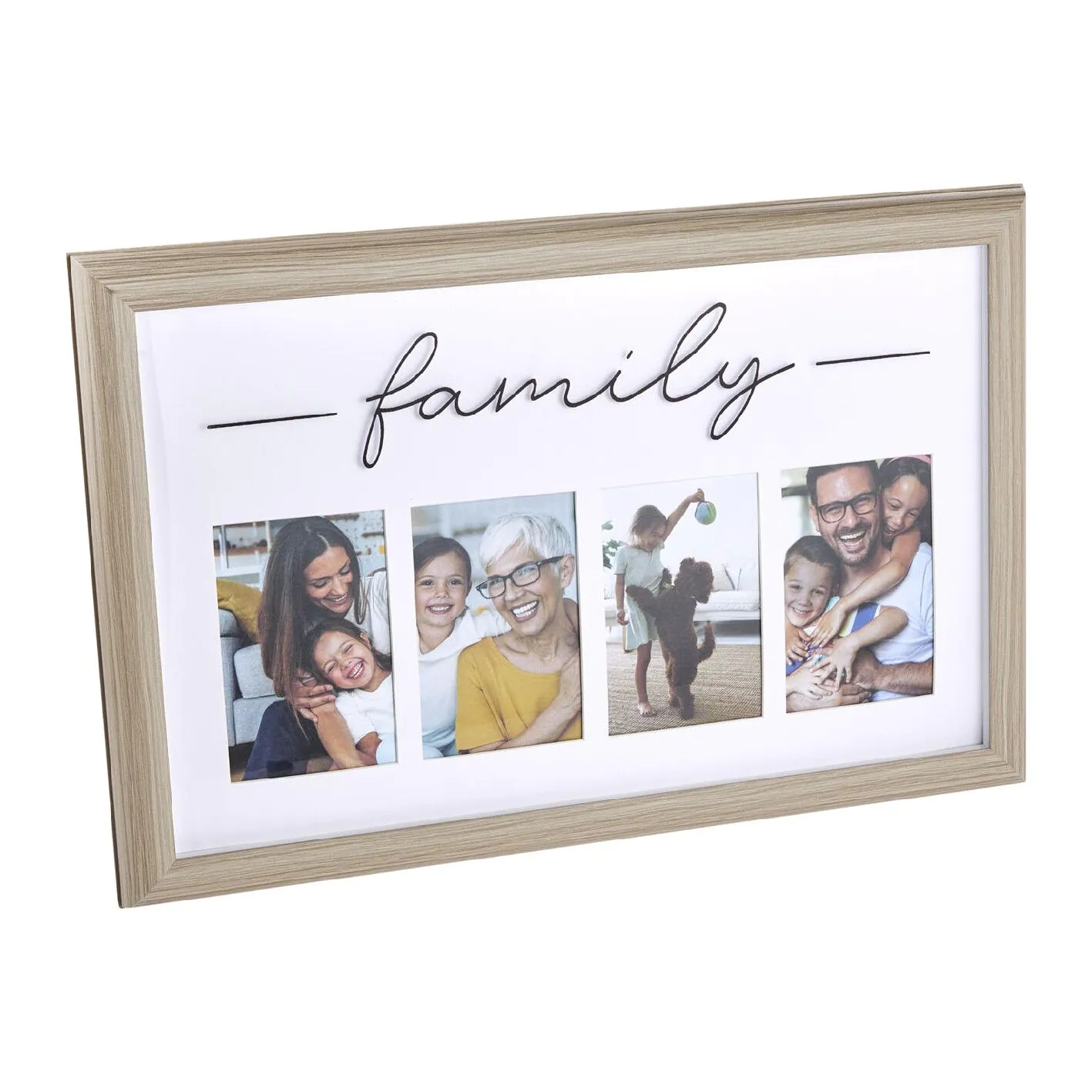 Bilderrahmen Family, 4 Fotos, natur