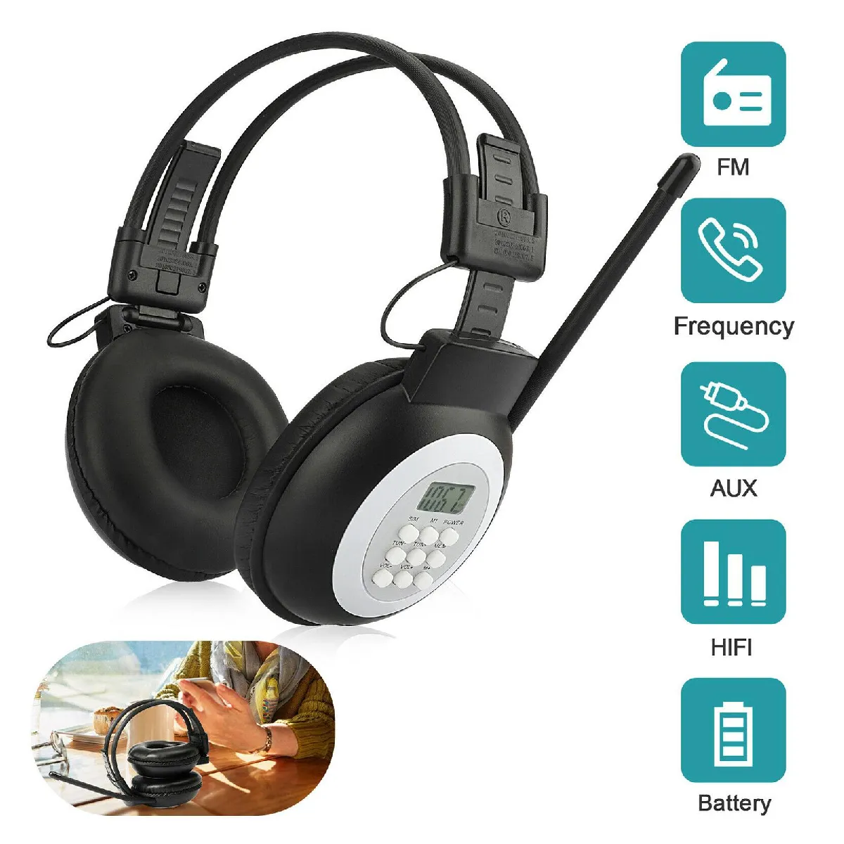 Casque FM Radio Portable