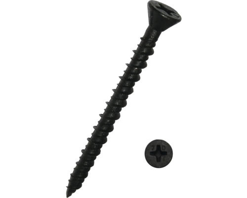 Gipsplaatschroef, zelftappende schroef, verzonken kop met kruiskopaandrijving, 3,9 x 55 mm, gefosfateerd, 500 stuks