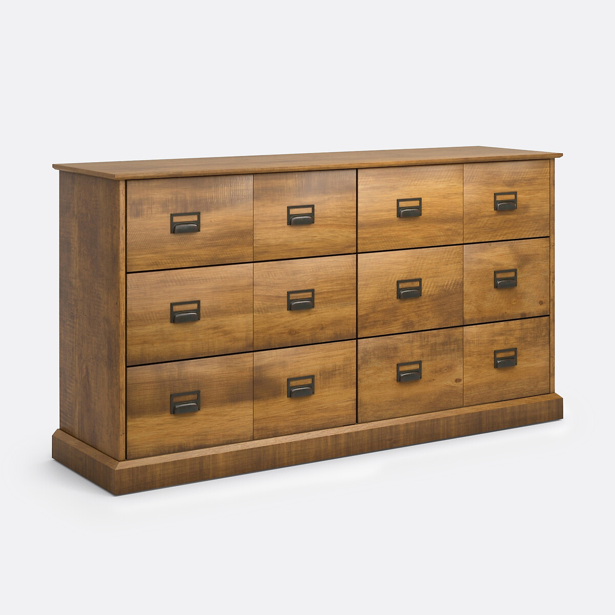 LA REDOUTE INTERIEURS<br>Cômoda, pinho maciço, 6 gavetas, Lindley